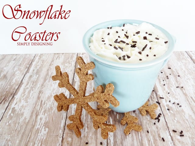 DIY Snowflake Coasters