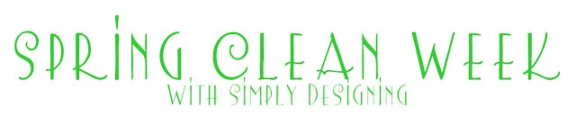 spring clean week logo1 Spring Cleaning Week 19 organize your closet