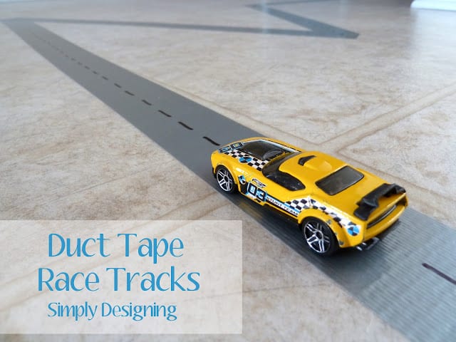 tacks01c1 | DIY Duct Tape Race Tracks {Boredom Buster} | 9 | Homemade Laundry Detergent