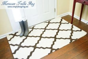trellis+rug+with+grey+boots1 Front Entrance Update: New Rug 6