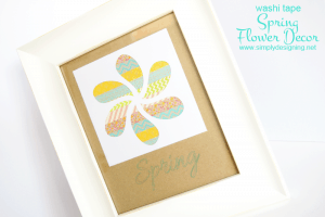 washi+tape+spring+flower+decor1 Washi Tape Spring Flower Decor + Silhouette Specialty Media Promotion 4
