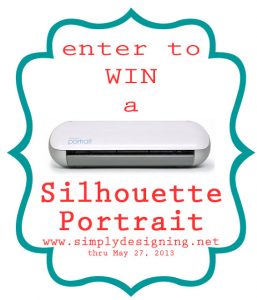 win a silhouette2 SIlhouette Giveaway and May Promotion + Simple Hair Flowers 6
