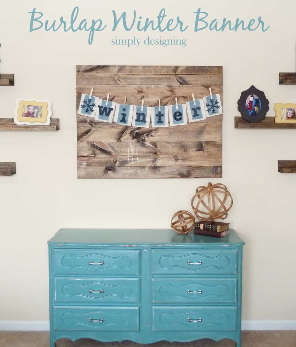 winter+burlap+banner1 | Burlap Winter Banner | 4 | DIY Kids Games