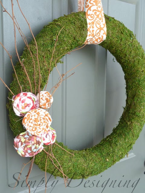 wreath+011 | Spring Moss Wreath | 4 | Succulent Tin Can Gift