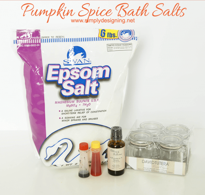 Bath Salt Ingredients