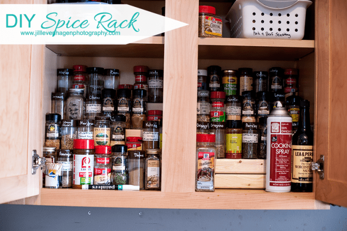 Diy spice shelf organizer new arrivals