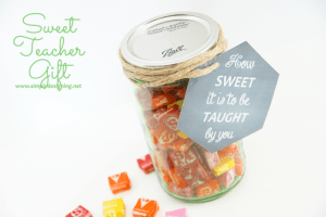 Teacher Gift Sweet Teacher Gift and Printable + Ball Jar GIVEAWAY 4 Simple Stained Plaque