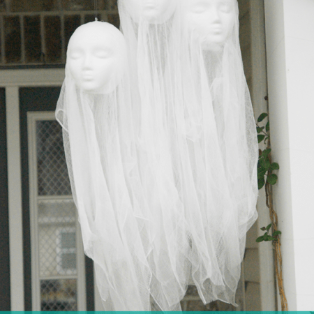 floating head hanging ghosts