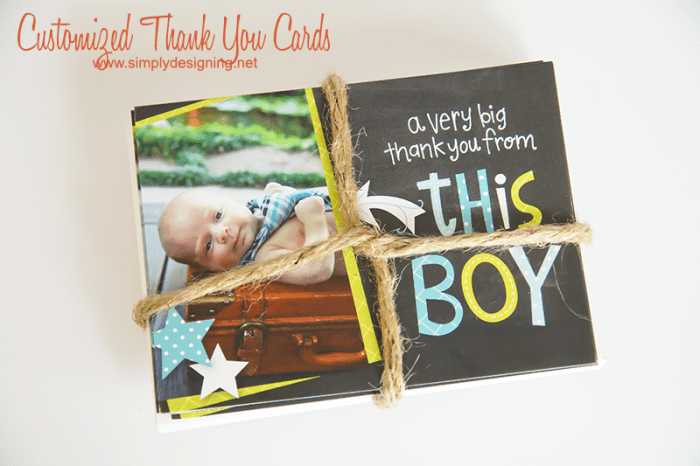 Customized Thank You Cards