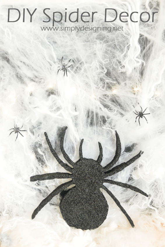 DIY Spider Decoration | #halloween #halloweendecor #crafts #spider