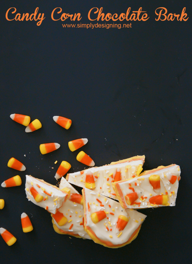 Milk Chocolate Candy Corn Bark, 4pc