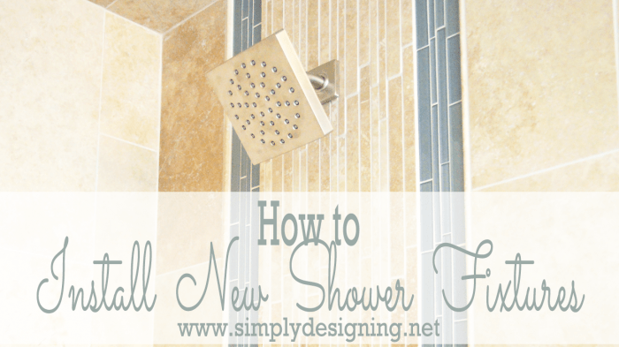 How to Install New Shower Fixtures YouTube Master Bathroom Remodel: Part 6 { How to Install New Shower Fixtures } 4 Make a Gift Box