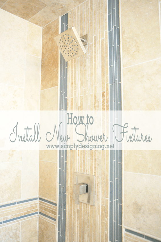 how to install new shower fixtures | #diy #bathroom #remodel