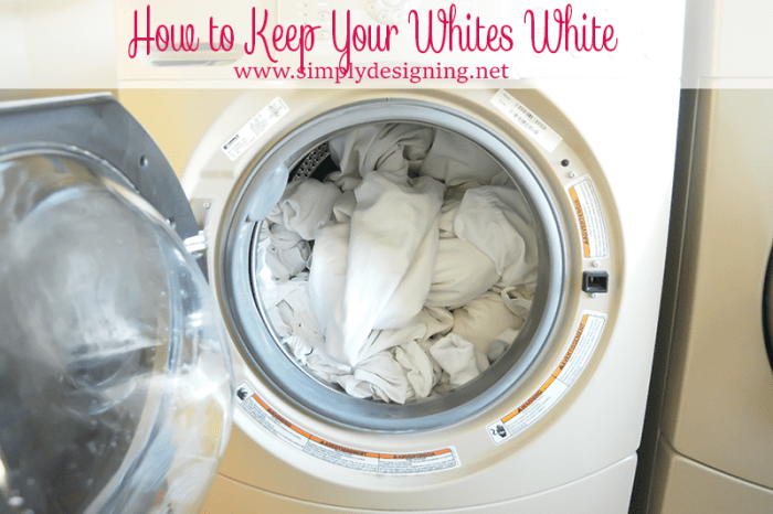 Keep Your Whites White