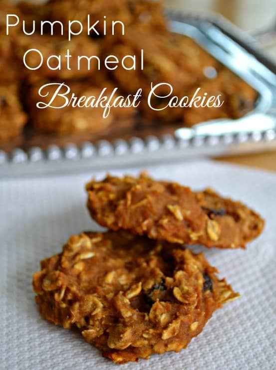 Pumpkin-Oatmeal-Breakfast-Cookies