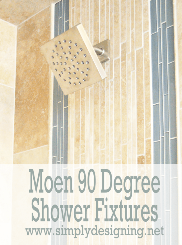 Moen 90 Degree Shower Head | #diy #bathroom #remodel