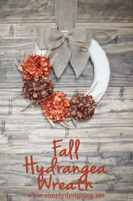 How to Make a DIY Hydrangea Wreath for Fall (An Easy Fall Decor