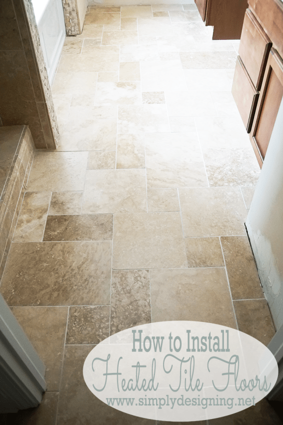 How to Install Heated Tile Floors