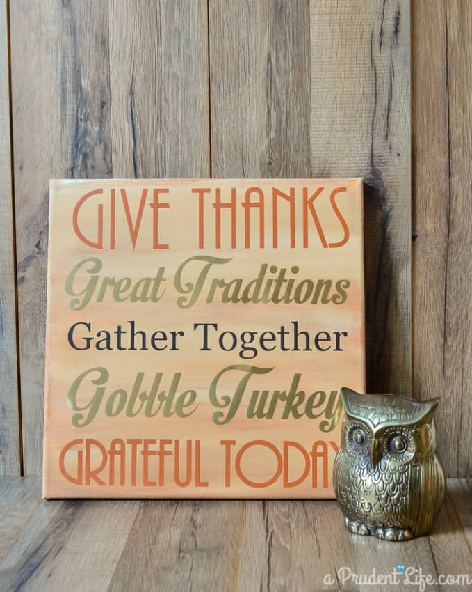 Simple Thanksgiving Gift Idea