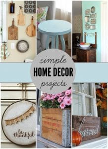home decor projects Simple Home Decor Projects 1 Simple Home Decor Projects