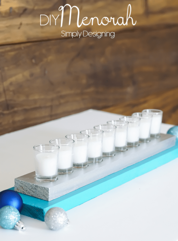 DIY Menorah Simply Designing with Ashley