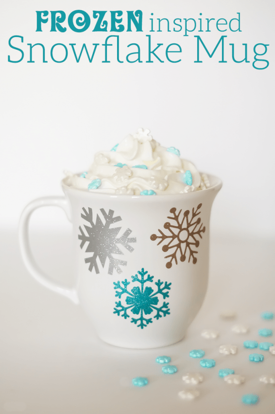 Frozen Inspired Snowflake Mug