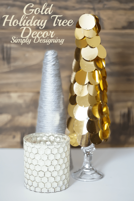 Gold Holiday Tree Decor