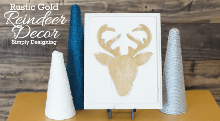 Gold Reindeer Decor Featured Image | Gold Reindeer Decor | 15 | Handmade Gift