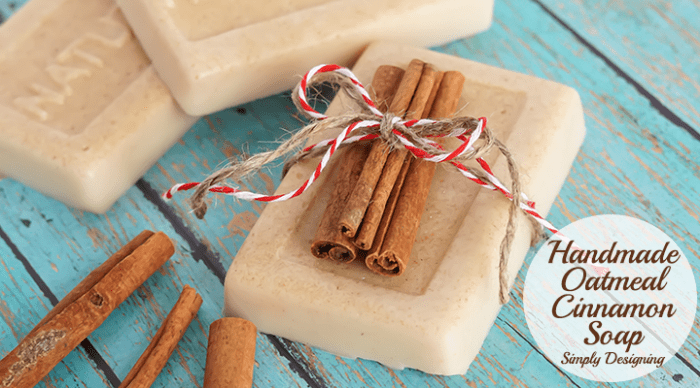 Handmade Oatmeal Cinnamon Soap Gift Featured Image | How to Make Soap With Oatmeal and Cinnamon | 27 | lavender bunny soap