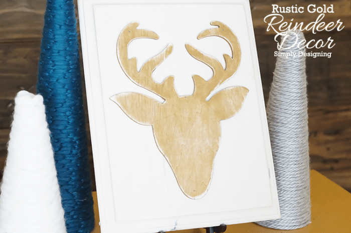 Rustic Gold Reindeer