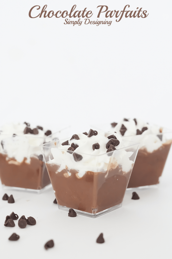 This delicious Chocolate Parfait recipe is made mostly from scratch, but is so easy to make and so incredibly yummy. It is the perfect dessert shooter.