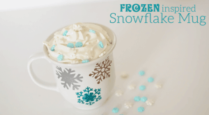 Snowflake Mug Featured Image FROZEN inspired Snowflake Mug 4 Gift Ideas for Grandparents