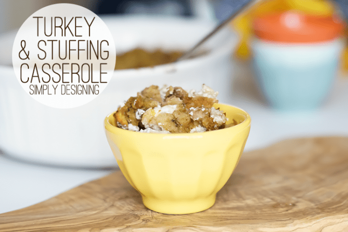 Turkey and Stuffing Casserole