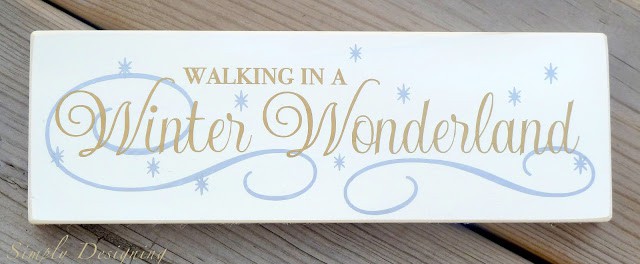 Walking in a Winter Wonderland decor