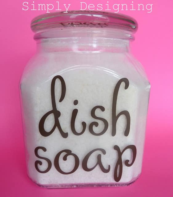 Homemade Dishwasher Detergent