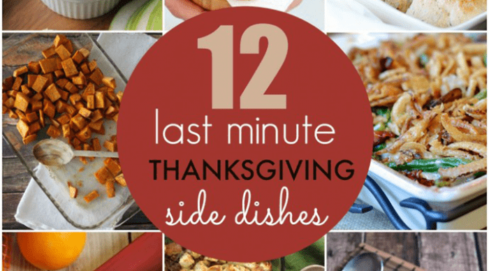 thanksgiving side dishes | 12 Last Minute Thanksgiving Side Dishes | 13 | clean and organize