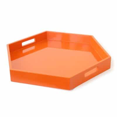 Orange Serving Tray