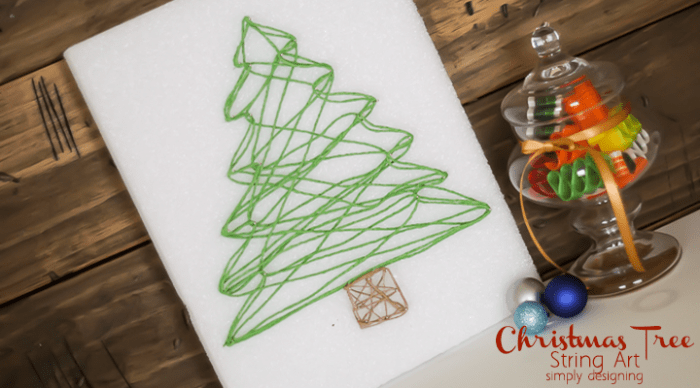 Christmas Tree String Art Featured Image | Christmas Tree String Art | 20 | fabric Christmas trees