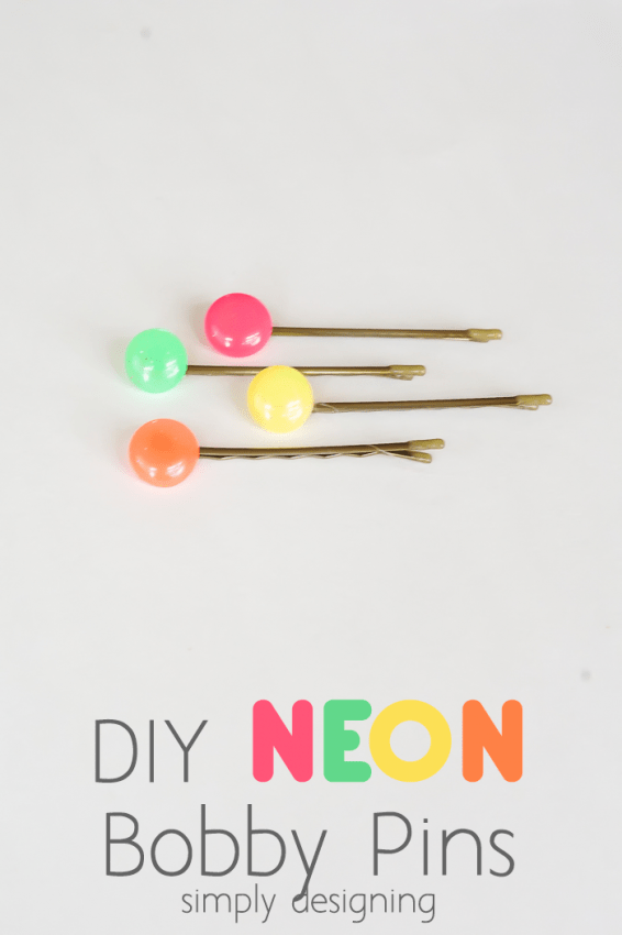 Diy Neon Bobby Pins