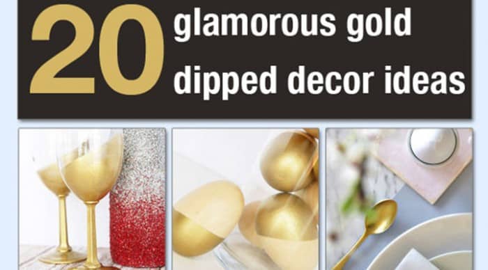 Gold Dipped Decor Featured Image | 20 Glamorous Gold Dipped Decor Ideas | 16 | Install New Tile Counter Tops