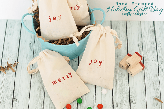 Handmade Holiday Gift Bag