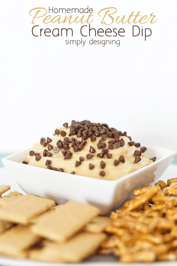 Homemade Peanut Butter Cream Cheese Dip