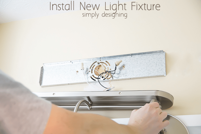 Install A New Bathroom Light Fixture Simply Designing With Ashley - How Do You Fix Bathroom Light Fixtures