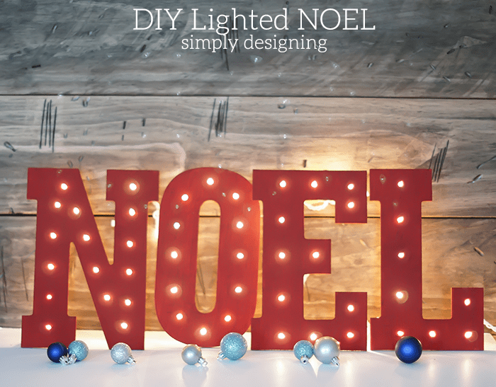 Lighted NOEL