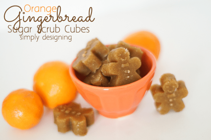 Orange Gingerbread Sugar Scrub