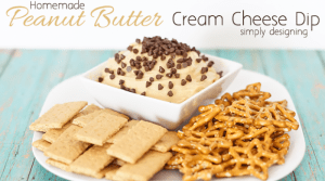 Peanut Butter Dip Featured Image Homemade Peanut Butter Cream Cheese Dip 4 Key Lime Pie