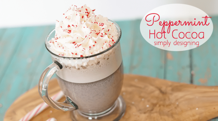 The BEST Peppermint Hot Cocoa Featured Image | Peppermint Hot Cocoa | 12 | English Tea Charcuterie Board