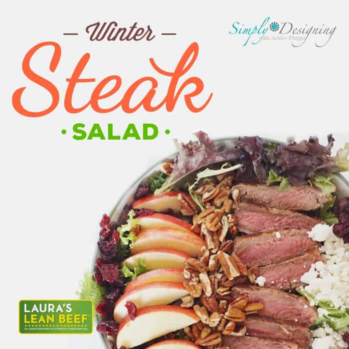 Winter Steak Salad | and simple and delicious meal or side salad