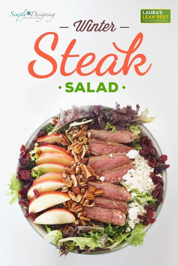 Winter Steak Salad | and simple and delicious meal or side salad