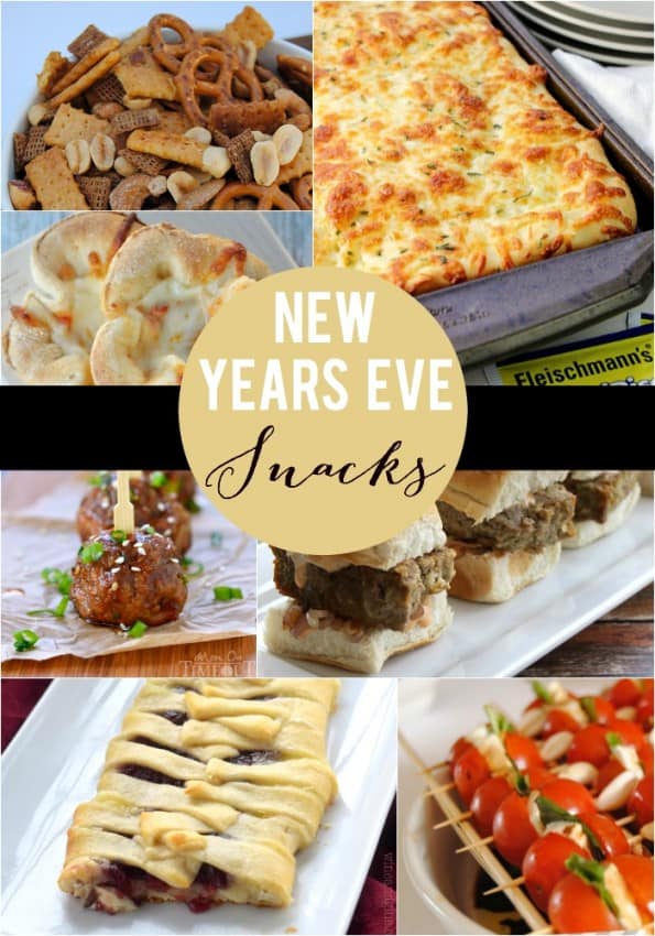 New Years Eve Snacks | this is the best list of appetizers and yummy treats perfect for any party or get together!